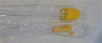 catheter wrapped